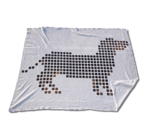 Fleece deken met eigen logo